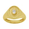 Artisan Women's Gold / White Natural Diamond Designer Ring In Yellow Gold – Handmade Fine Jewelry In Multi