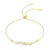 Artisan Women's Gold / White Natural Diamond Fixed & Flexible Bracelet In Yellow Gold