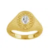 Artisan Women's Gold / White Natural Diamond Designer Ring In Yellow Gold – Handmade Fine Jewelry In Gold
