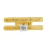 Artisan Women's Gold / White Princess Cut Diamond Designer Band Ring In Yellow And White Gold