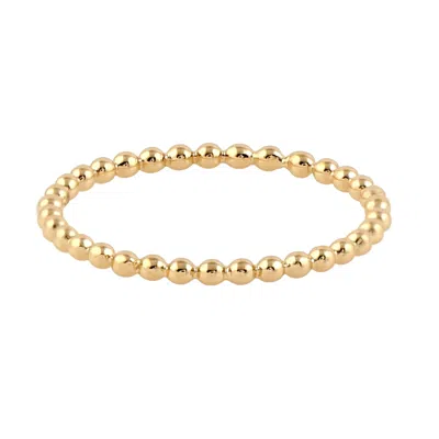 Artisan Women's Minimalist Band Ring In 18k Yellow Gold – Sleek, Simple Design