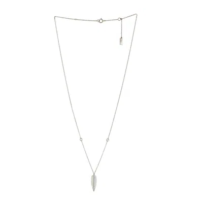 Artisan Women's Mother Of Pearl & Diamond Choker Necklace In 18k White Gold