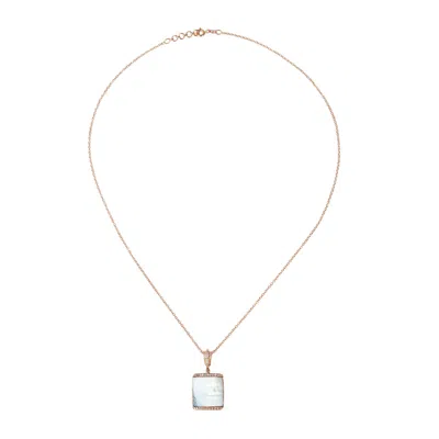 Artisan Women's Rose Gold / White Statement Natural Cameo & Diamond Choker Necklace In Rose Gold In Multi