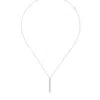 Artisan Women's White Gold With Baguette Cut Diamond Choker Necklace