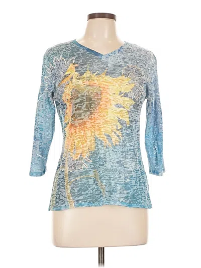 Pre-owned Ar:ti|sans 3/4 Sleeve T-shirt In Blue