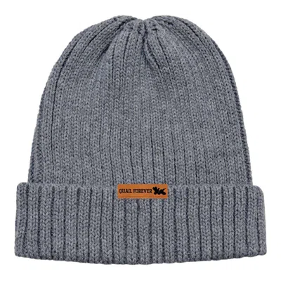 Ar:ti|sans Adult Artisans Quail Forever Myles Chunky Knit Beanie In Gray