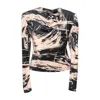 Artista Women's Amber Velvet Top In Multi