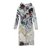 Artista Women's Bath White Printed Jacket In White