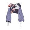 Artista Women's Berry Long Sleeve Crop Top
