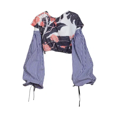 Artista Women's Berry Long Sleeve Crop Top