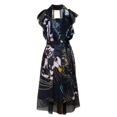 Artista Women's Black Bath Berry Dress
