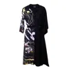 Artista Women's Black Bath Yin Asymmetric Printed Dress In Black