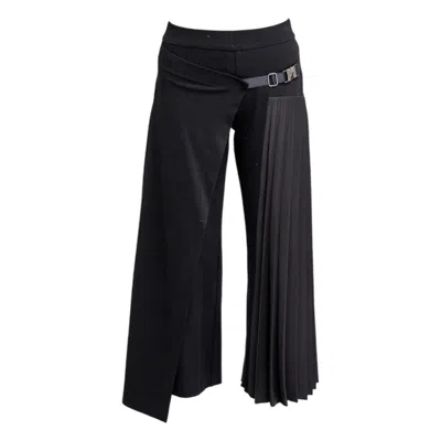 Artista Women's Black Echo Asymmetric Leg Culottes