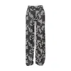 Artista Women's Black / Grey Tracey Palazzo Pants In Multi