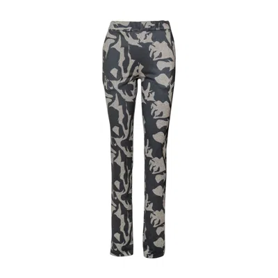 Artista Women's Black / Grey Tracey Skinny Pants