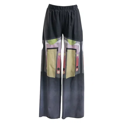Artista Women's Black Harper Wide Leg Pants