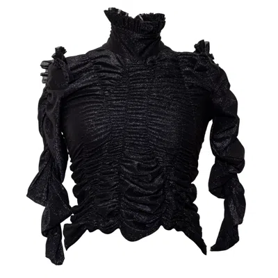 Artista Women's Black Hide Top