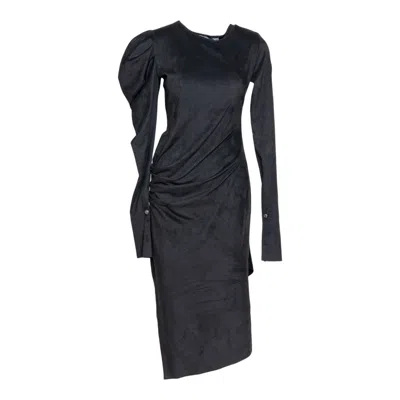 Artista Women's Black Lilith Midi Dress