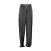 Artista Women's Black Onix High Waisted Pleated Pants In Black