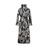 Artista Women's Black / White Dreamer Knitted Coat In Black/white