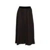 Artista Women's Black / Yellow / Orange Hidden Lane Skirt In Black/yellow/orange