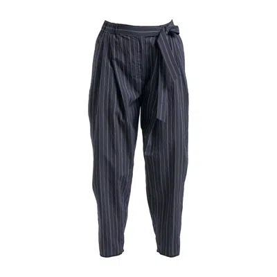 Artista Women's Blue / White Glance Peg Pants In Multi