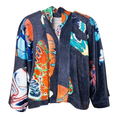 Artista Women's Bluewater Velvet Cardigan