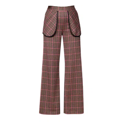 Artista Women's Cross Bloom Red Pants