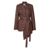 Artista Women's Cross Red Jacket In Red