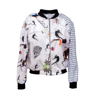 Artista Women's Dada Bomber Jacket In White