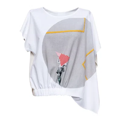 Artista Women's Dancer Top In White