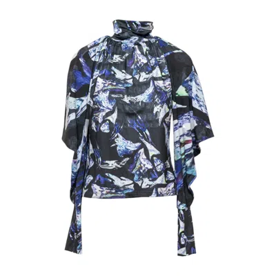 Artista Women's Dark Crystal Printed Drape Top