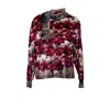 Artista Women's Feather Velvet Top