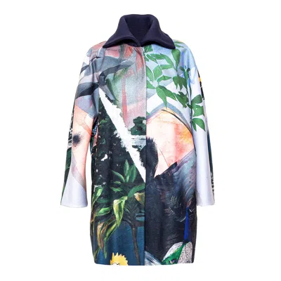 Artista Women's Forest Short Coat In Multi