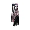 Artista Women's Gaia Printed Asymmetric Midi Dress