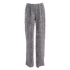Artista Women's Grey Flirt Lace Pants In Grey