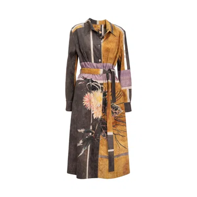 Artista Women's Hailey Shirt Dress In Brown
