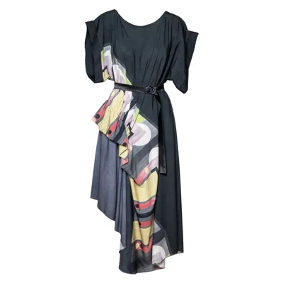 Artista Women's Harper Asymmetric Maxi Dress