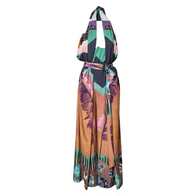 Artista Women's Ivy Scarf Wide Palazzo Leg Jumpsuit