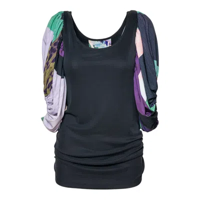 Artista Women's Ivy Shape Long Top - Black