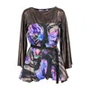 Artista Women's Moire Printed Mini Dress In Multi