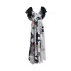 Artista Women's Neutrals / Black Epic Maxi Dress In Black