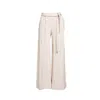 Artista Women's Neutrals Ivory Palazzo Pants In White