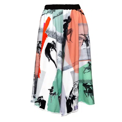 Artista Women's Paint Culottes In Multi