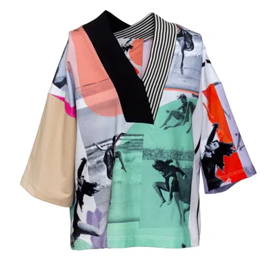 Artista Women's Paint Top In Multi