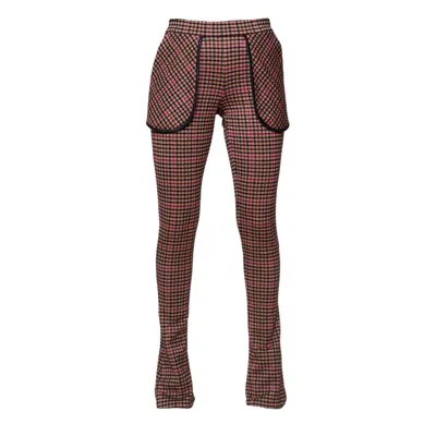 Artista Women's Red / Brown Cross Red Pants In Red/brown
