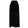 Artista Women's Rice Black Wide Leg Pants In Black