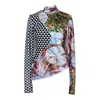 Artista Women's Spirit Printed Velvet Top