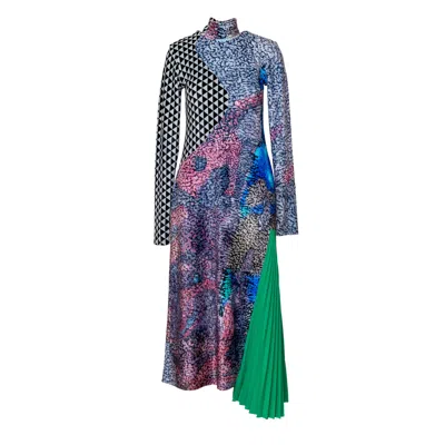 Artista Women's Tara Printed Velvet Dress In Multi