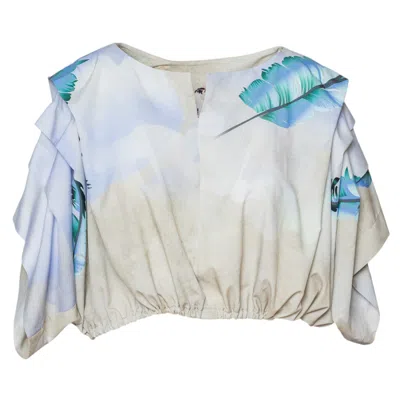 Artista Women's Touch Blue Crop Top